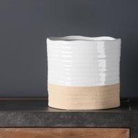 Scottish Everlastings Ltd Two Tone Rustic Planter Large, Multi