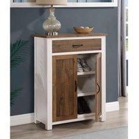 Molly and Milo London Whitewave Designs - Shoe Storage Cupboard With Drawer