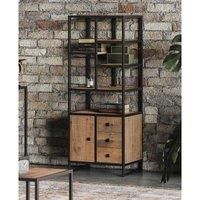 Molly and Milo London Rustic Revival Collection - Modular Tall With Doors Drawers Shelves