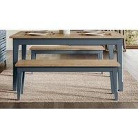 Molly and Milo London Cobalt Crest Collection Dining Bench 150