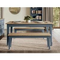 Molly and Milo London Cobalt Crest Collection Extending Dining Table