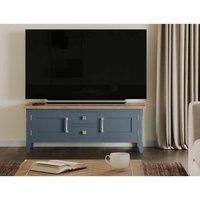 Molly and Milo London Cobalt Crest Collection Widescreen Television Stand