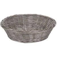 Red Hamper Serving Tray, Wicker, One Size
