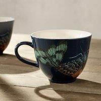 Kew Gardens Living Jewels Midnight Mug - Fine China Coffee Cup - 400ml