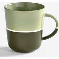 PurerHome Set of 2 Grass Green Fine China Big Brew Mugs