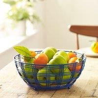 Sur La Table Colour Me Happy Blue Fruit Bowl