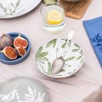 PurerHome x Eden Project Set of 4 Olives Stoneware Cereal Bowls