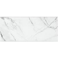 Carrara Marble Glass Bathroom Splashback 250Mm X 600Mm X 4Mm