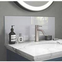 Pearl Shimmer Glass Bathroom Splashback 600mm X 250mm X 4mm