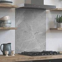 Glass Kitchen Splashback Pietra Grey House Beautiful Sink Cooker Hob Back Panel