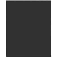 Matt Black Glass Kitchen Splashback 600mm X 750mm