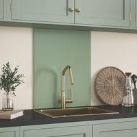 Splashback Sage Green Self-Adhesive Kitchen Splashback 600mm x 750mm x 6mm (914YR)