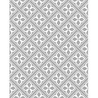 Laura Ashley Mr Jones Charcoal Geometric Glass Splashback, (H)750mm (W)600mm (T)6mm