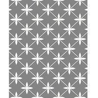 Laura Ashley Wicker Charcoal Geometric Glass Splashback, (H)750mm (W)600mm (T)6mm