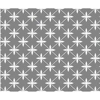 Laura Ashley Wicker Charcoal Self-Adhesive Glass Kitchen Splashback 900 x 750 x 6mm (709RX)