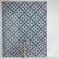 Laura Ashley Glass Splashback Mr Jones Blue Kitchen Hob Back Panel 600x750cm