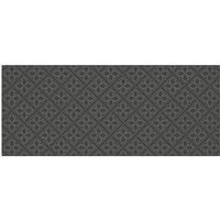 Laura Ashley Mr Jones Metallic Charcoal Glass Bathroom Splashback 250Mm X 600Mm X 4Mm