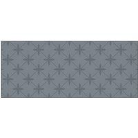 Laura Ashley Wicker Chalk Blue Glass Bathroom Splashback 250Mm X 600Mm X 4Mm