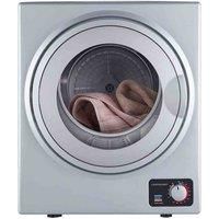 Cookology CMVD25SL Mini Vented Tumble  Dryer 2.5kg Silver