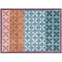Turtle Mat Design Washable Doormat 60X85Cm Medium Multi-grip Flowerfields Painterly, Multi