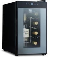 Barcool Vino8 LED | Wine Fridge Black | 5-18°C | 8 Bottle | Mini Wine Cooler