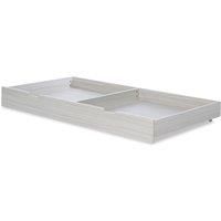 Ickle Bubba Pembrey Cot Bed Under Drawer - Ash Grey, Grey
