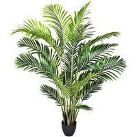 GreenBrokers Artificial 150cm Real Touch Areca Phoenix Palm Tree in Pot, 150 cm / 5ft