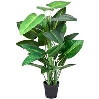 Greenbrokers Artificial Calla Lily Tree In Pot 140Cm/4Ft