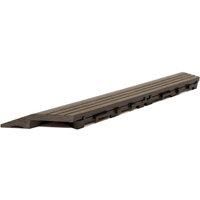 Decko 1 Piece Brown Composite Interlocking Right Edging Tile 37Cm X 7Cm