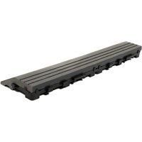 Decko 1 Piece Grey Composite Interlocking Straight Edging Tile 30Cm X 7Cm