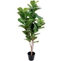 Artificial Real Touch Fiddleleaf Tree in Pot 54 leaves 150cm/5ft
