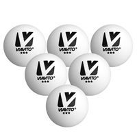 Viavito Compete Pro 3 Star Table Tennis Balls - Pack of 6