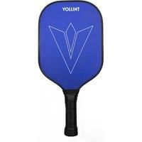 Vollint VT1 Fibreglass Pickleball Paddle - Lightweight Beginner Paddle with 11mm Polypropylene Core, PU Grip & Edge Guard - Standard Widebody Shape for Control, Manoeuvrability & Forgiveness