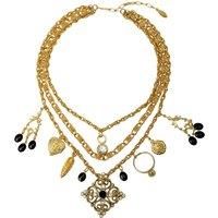 Caramel Vintage Jewellery Women's Gold Remember Me Layered Necklace