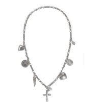 Silver Faith And Love Necklace