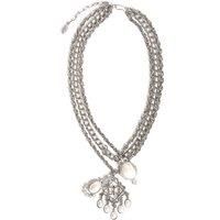 Silver Beatrice Multi Chain Necklace