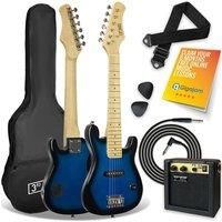 3Rd Avenue 3Rd Avenue Junior Electric Guitar Pack  Blueburst