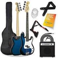 Electric Bass Guitar 4 String with Amp and Accessories - 3rd Avenue