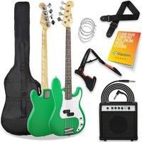 Electric Bass Guitar 4 String with Amp and Accessories - 3rd Avenue