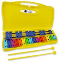Chromatic Glockenspiel 25 Notes, 2 Octaves G5-G7 with Beaters and Case - A-Star