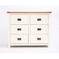 Lovere 6 Drawer Chest of Drawers Bras Drop Handle