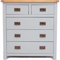 Argenta 5 Drawer Chest of Drawers Bras Drop Handle