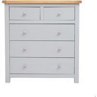 Argenta 5 Drawer Chest of Drawers Chrome Knob