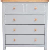 Argenta 5 Drawer Chest of Drawers Wood Knob