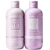 HAIR BURST Wavy & Curly Hair Shampoo and Conditioner Set — Sulfate, SLS, Paraben Free, CGM Approved - Nourishing Amino Acids, Almond Extract & Cherry Oil - Curl Enhancing, Frizz Control & Moisturising