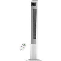 47" Oscillating DC Tower Fan with Air Purifier & ECO mode, 12 Cooling Fan Speeds