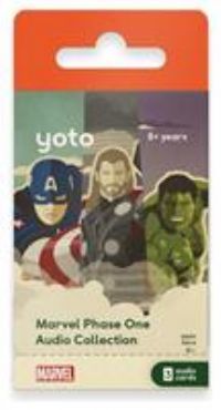 Yoto Disney Junior Novels: Marvel Phase 1 Collection – 3 Kids Audio Cards for Use with Player & Mini All-in-1 Audio Device, Screen-Free Listening with Fun Playtime Bedtime Travel Stories, Ages 8+