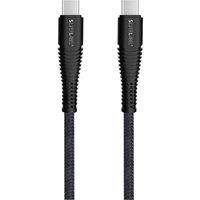 SILVERLABEL Braided USB Type-C Cable - 1 m, Black, Black