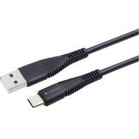 SILVERLABEL USB Type-A to Type-C Cable - 1 m, Black, Black