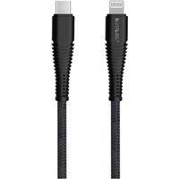 SILVERLABEL Braided USB Type-C to Lightning Cable - 2 m, Black, Black